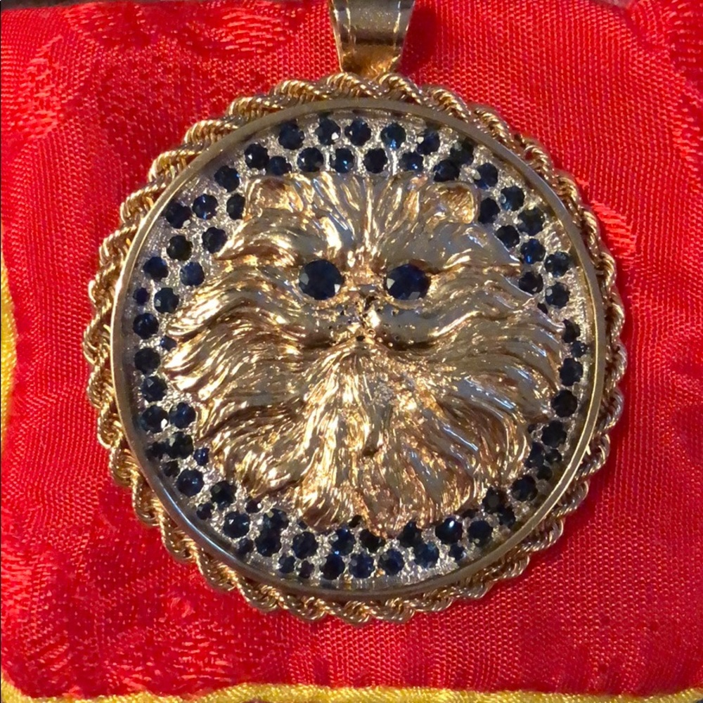 Rare one of a kind Persian Cat Pendant